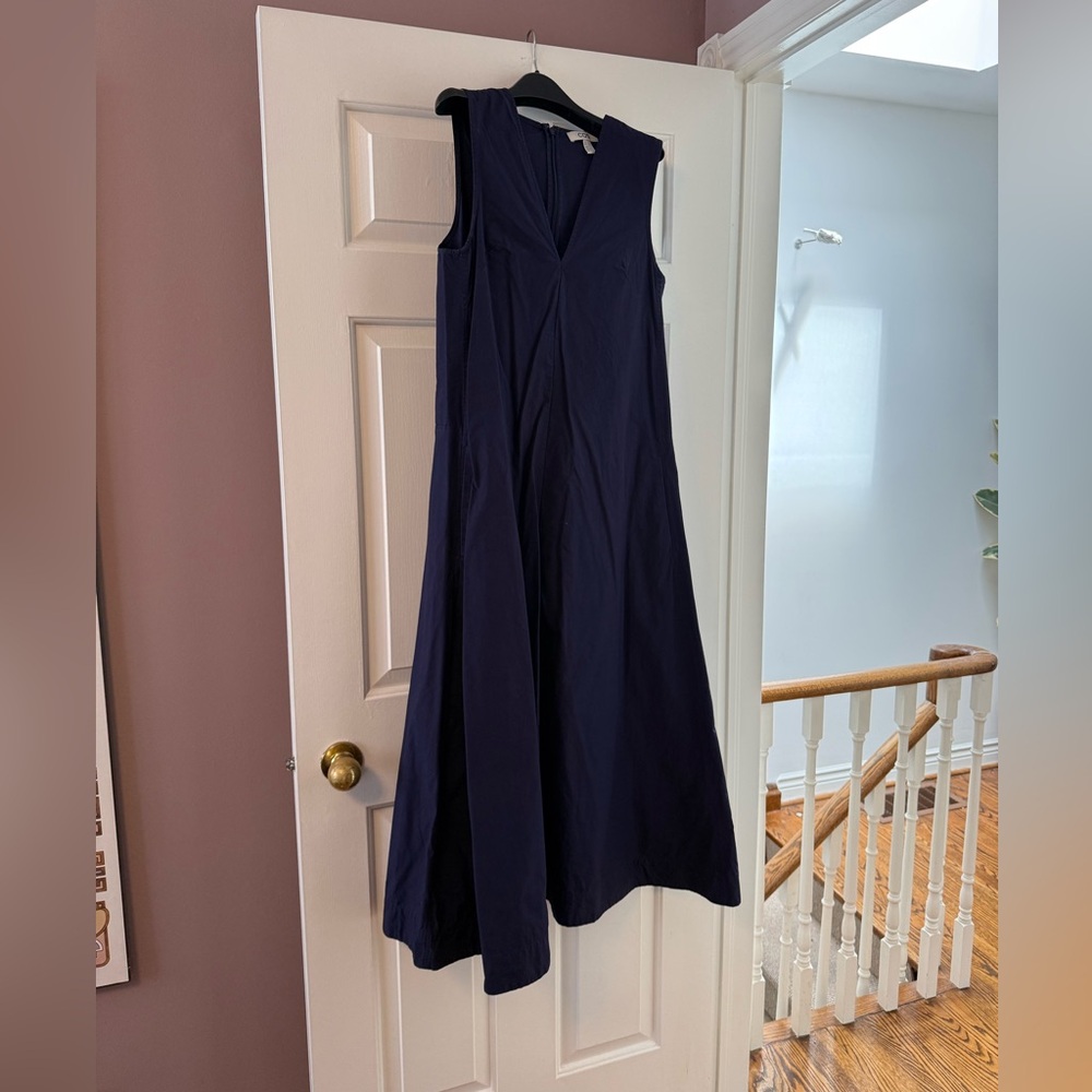 COS Navy Blue Sleeveless Maxi Dress